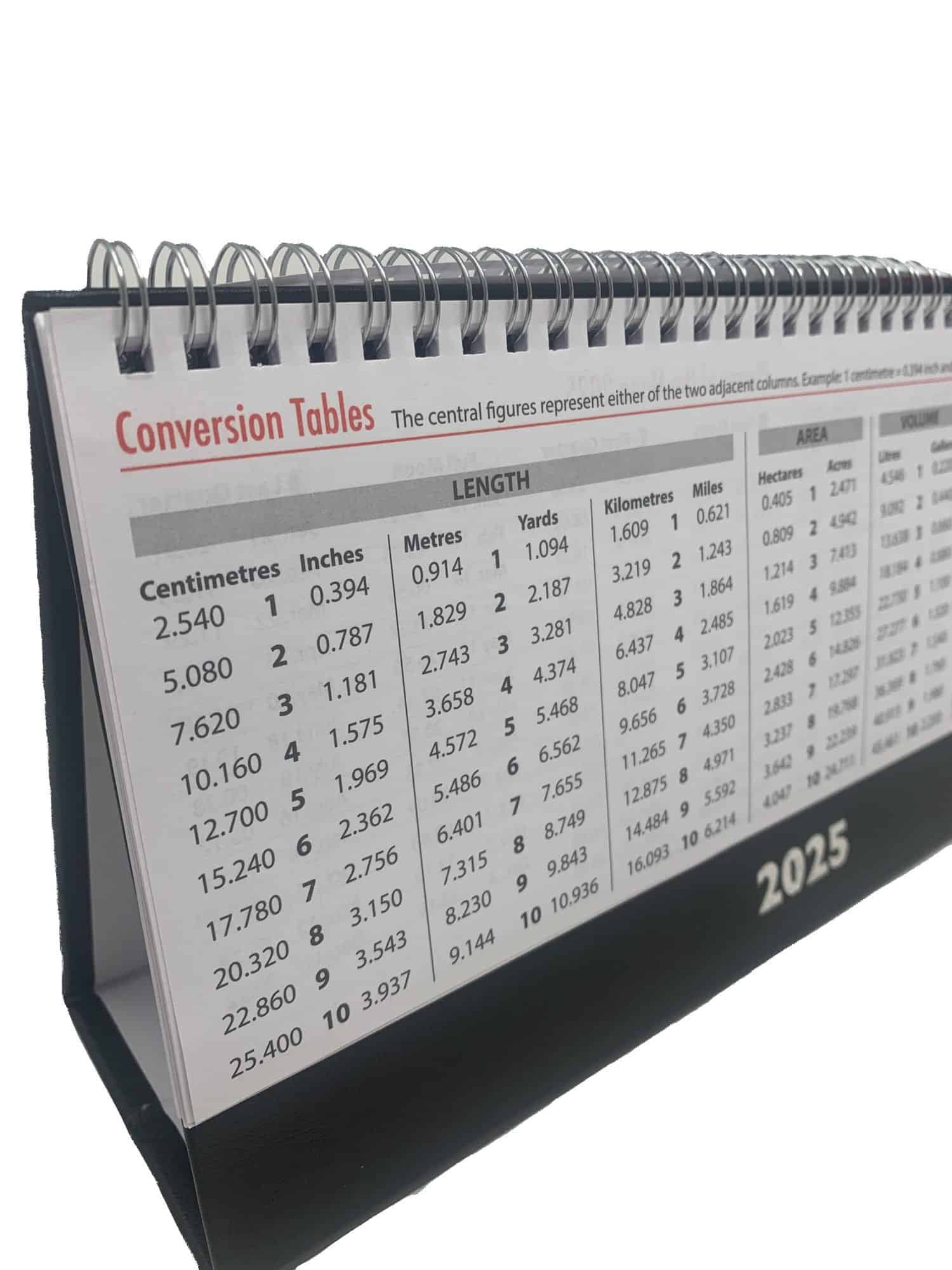 2025 Standing Desktop Planner The Packaging Bubble