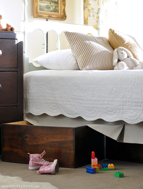 DIY Custom Underbed Storage Boxes The Painted Hive