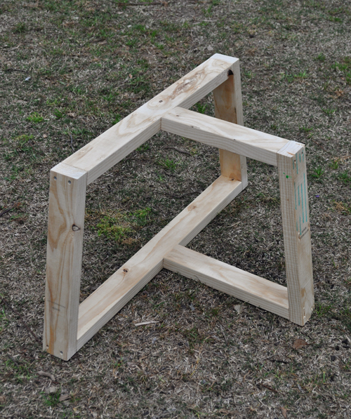 How To Make Wooden Cross Table Legs In Blender