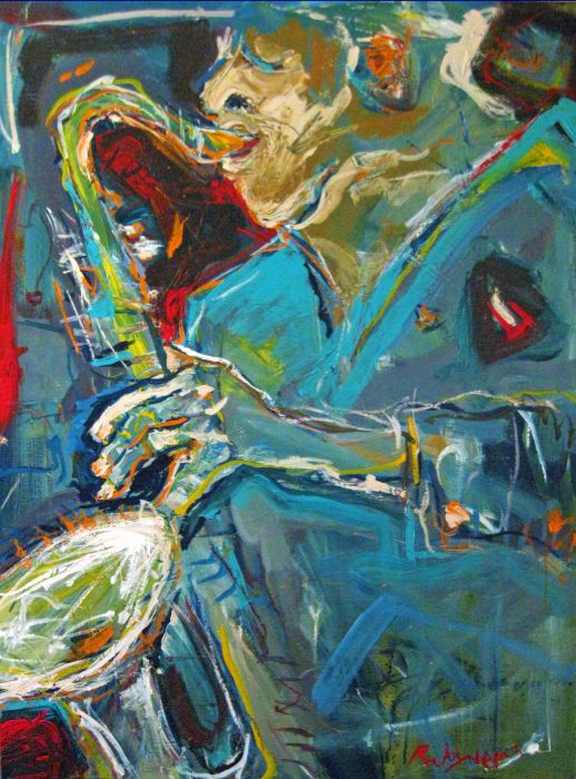 Robert Joyner — Sax Man The Painted Note Gallery
