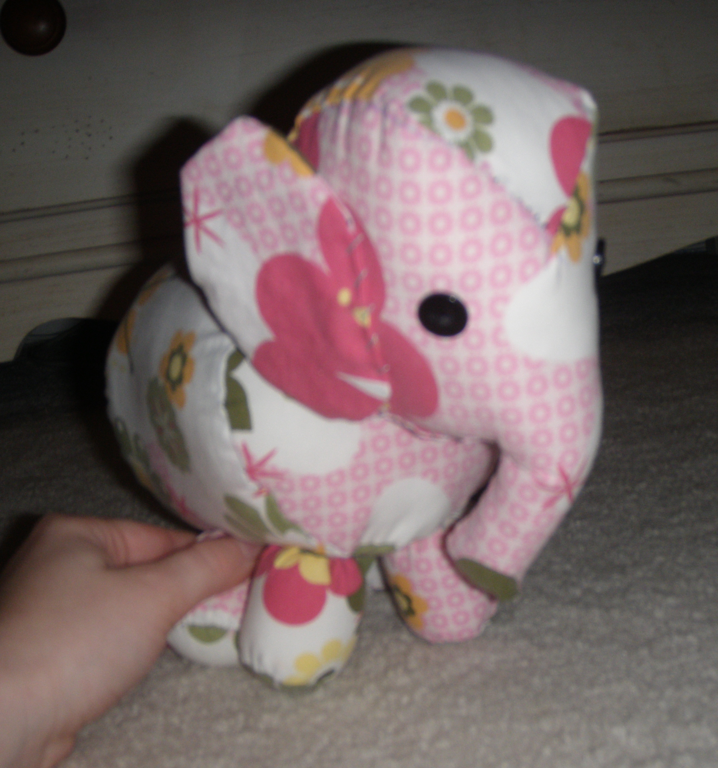 Elephant stuffed animal thepaintedpilgrim