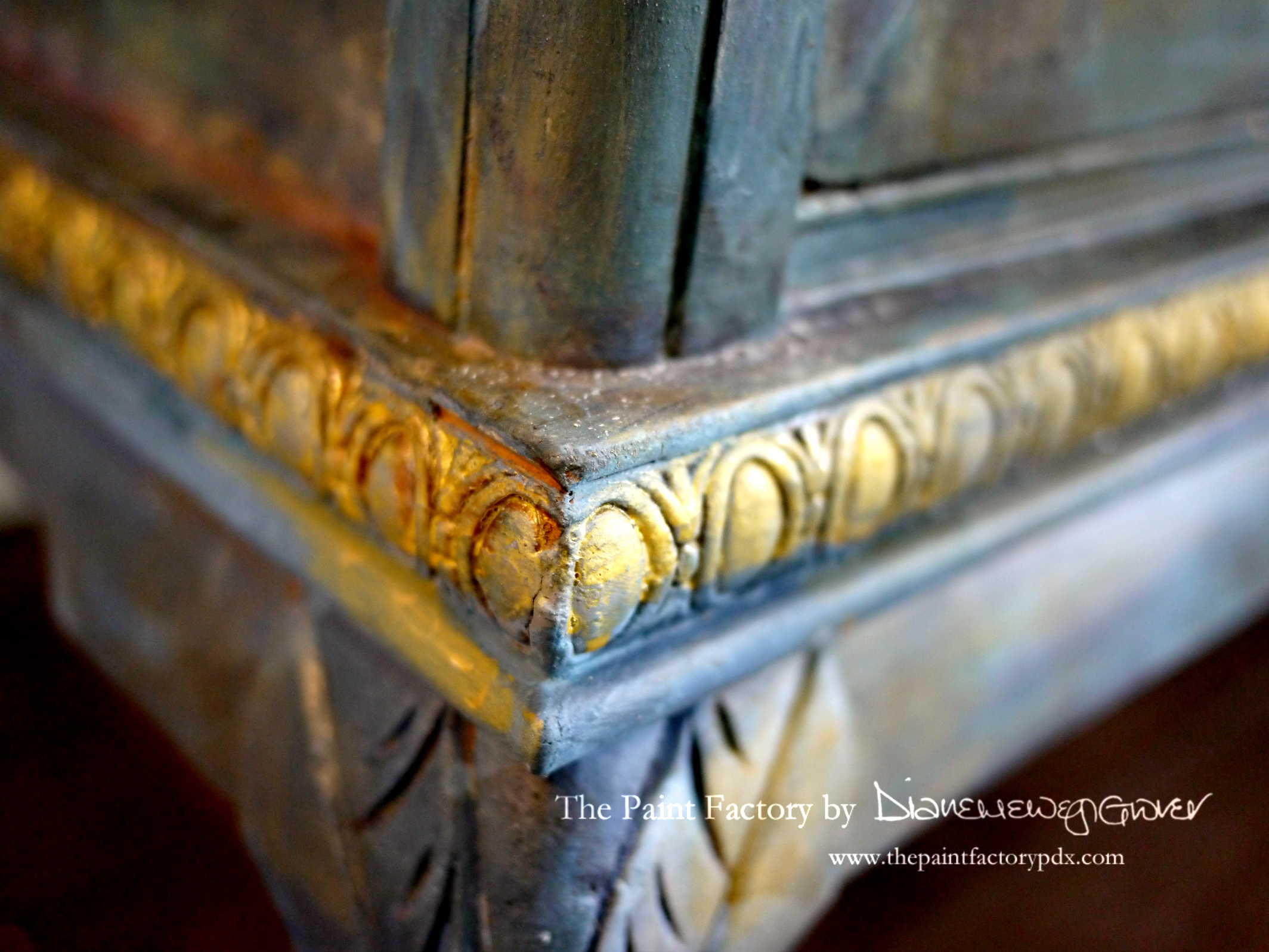 Staggeringly Beautiful Berkey & Gay Antique Buffet SOLD The Paint