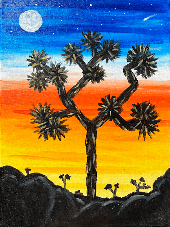 "Joshua Tree Sunset" Painting Party with The Paint Sesh