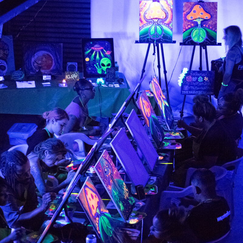 Paint and Puff Sesh in Inland Empire "Far Out" with The Paint Sesh