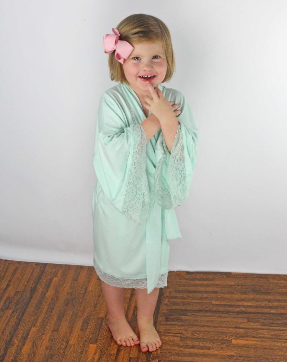 Jersey Lace Robe The Paisley Box