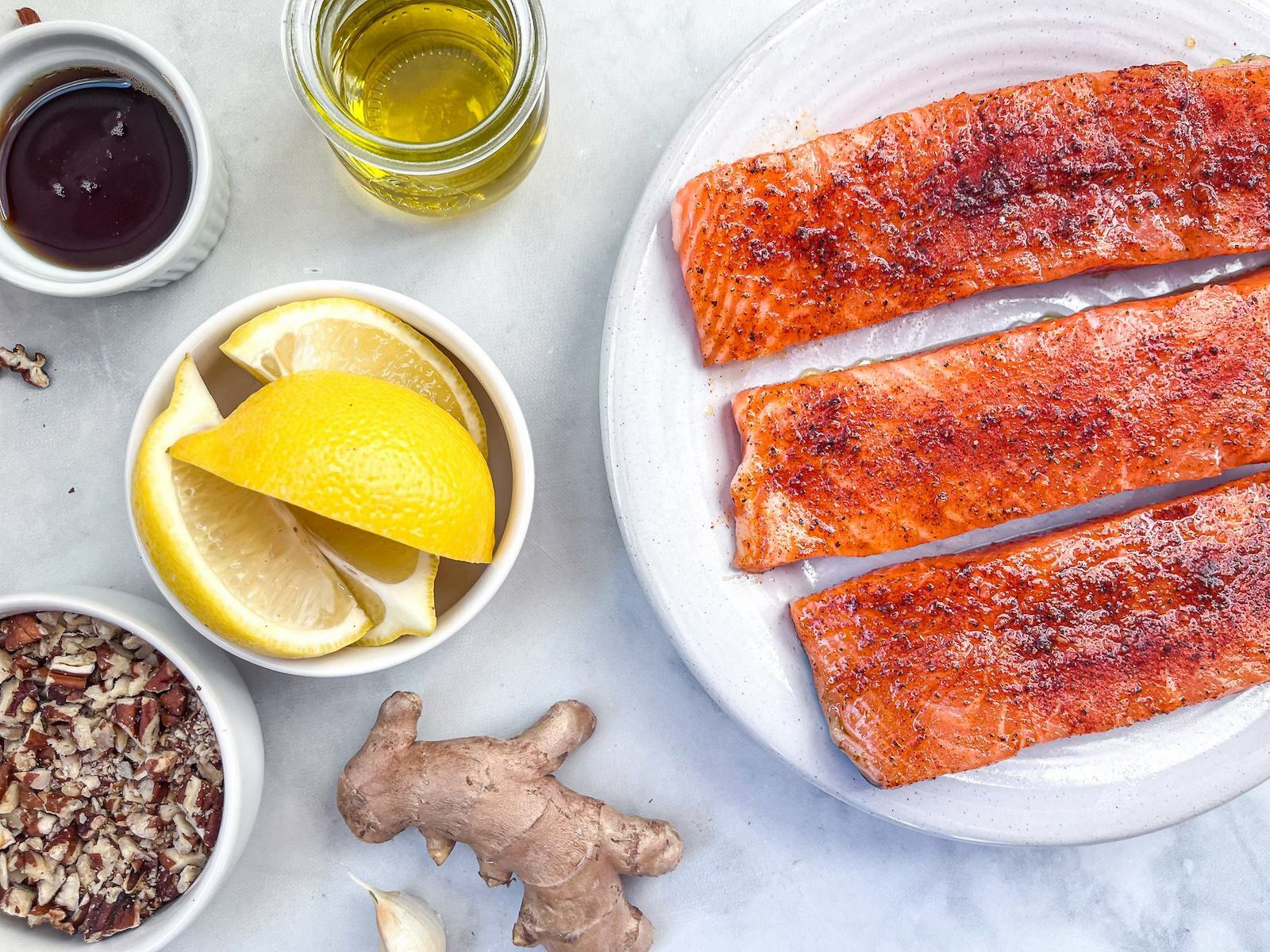 Pecan Ginger Crusted Salmon The Paleo Diet®