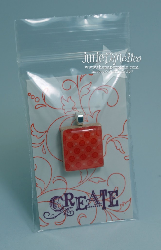Scrabble Tile Pendant & Video The Paper Pixie