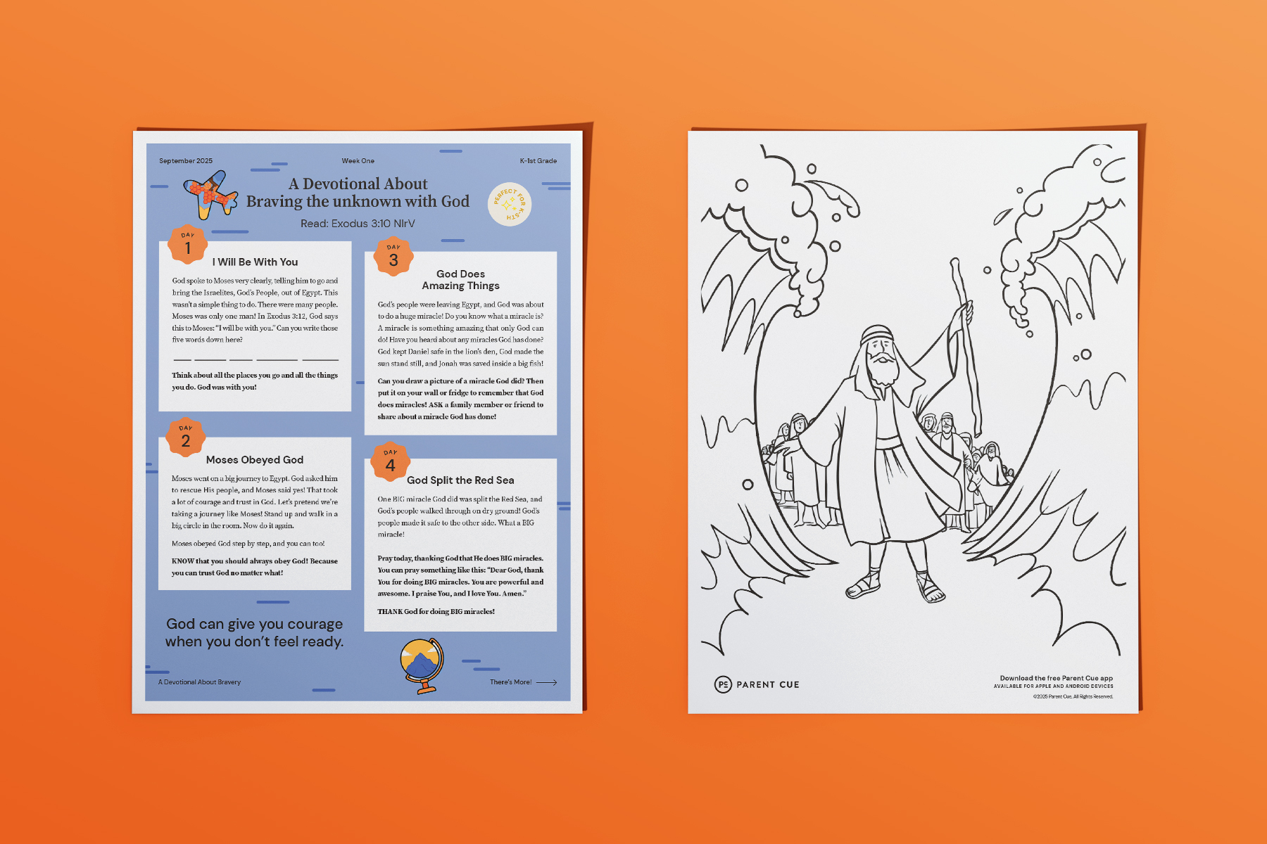 Brave the Unknown with God – Kindergarten & First