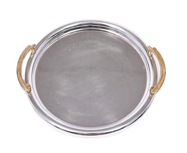 Silver w/ gold handles tray rentals Portland OR Where to rent silver