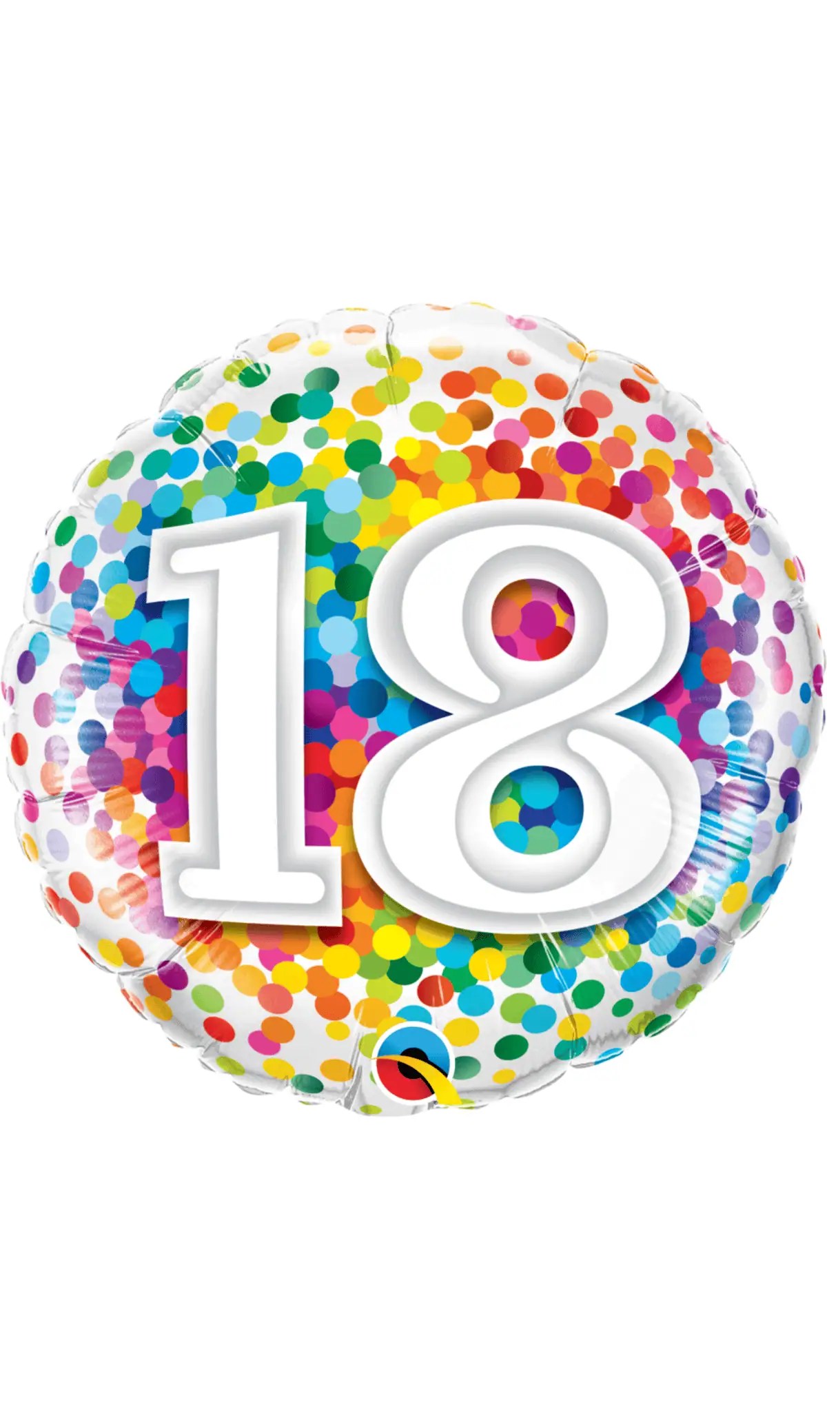 18 Confetti Foil Balloon The Party's Here