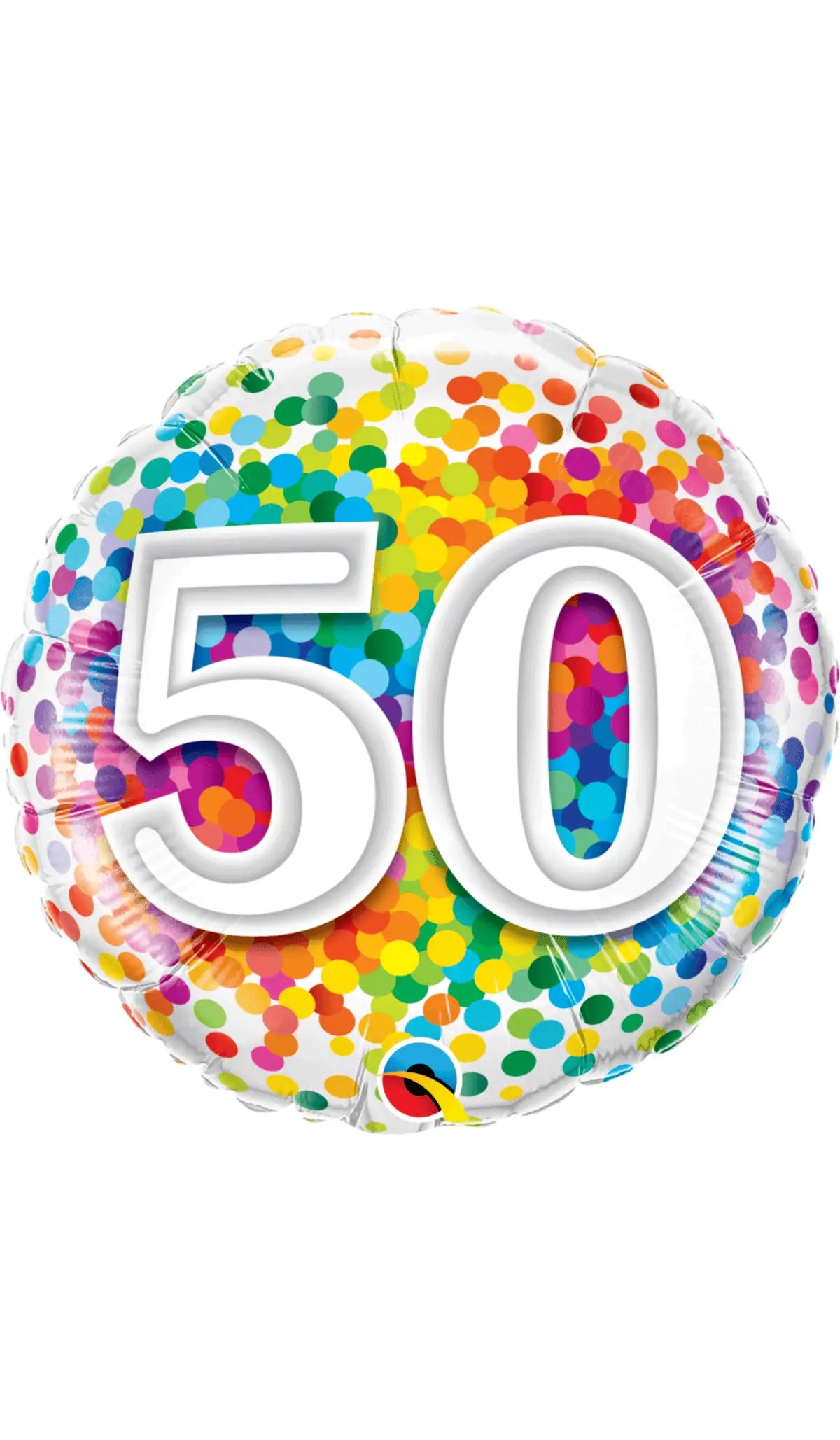 50 Confetti Foil Balloon The Party's Here