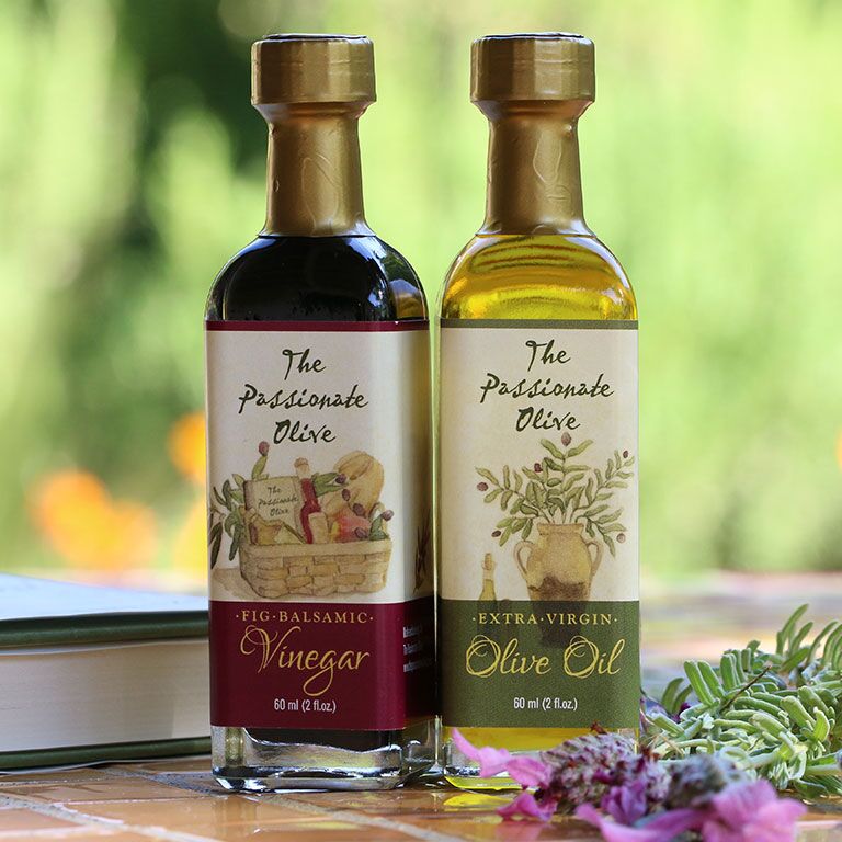 Extra Virgin Olive Oil & Fig Balsamic Vinegar The Passionate Olive