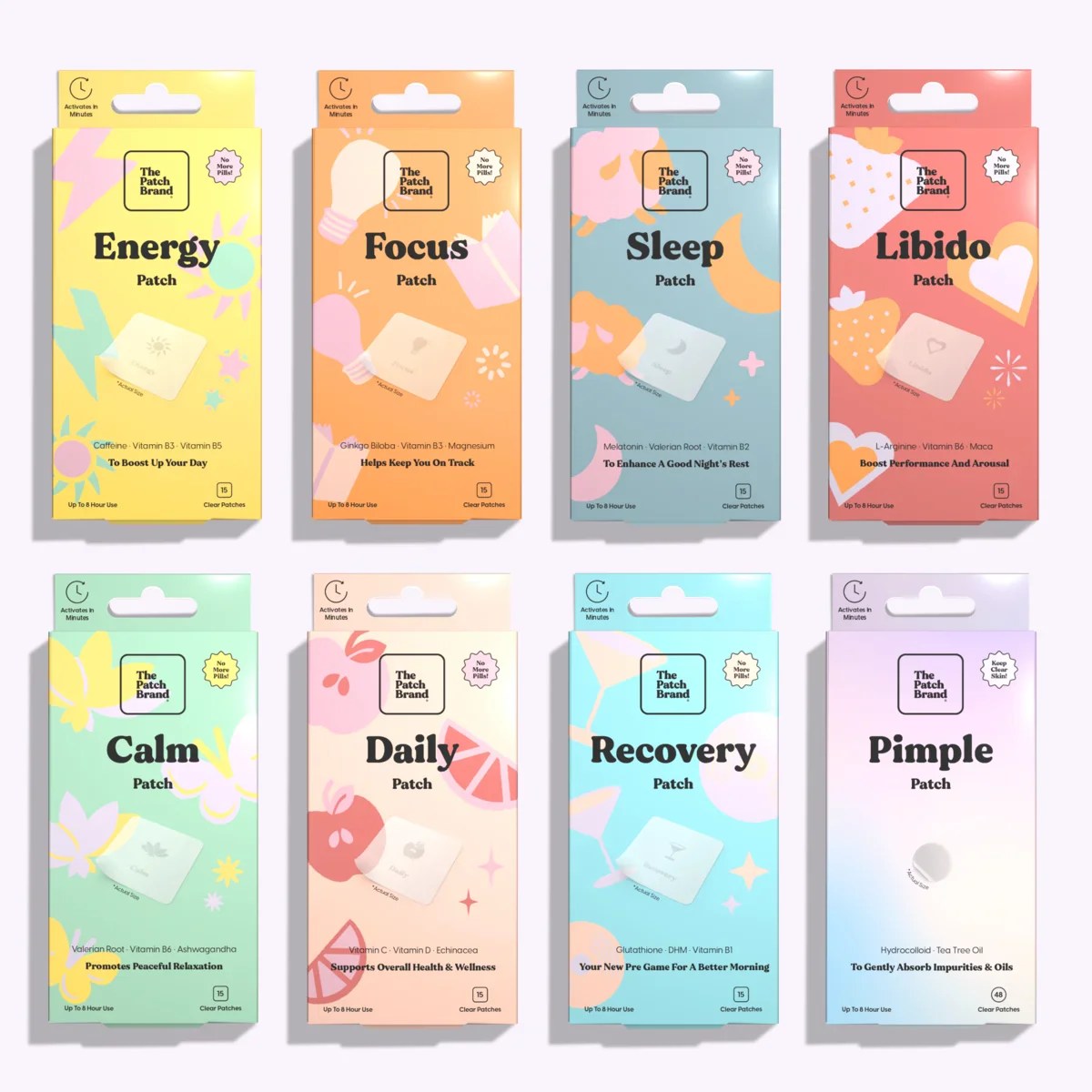 Best Vitamin Patches Variety Pack The Patch Brand