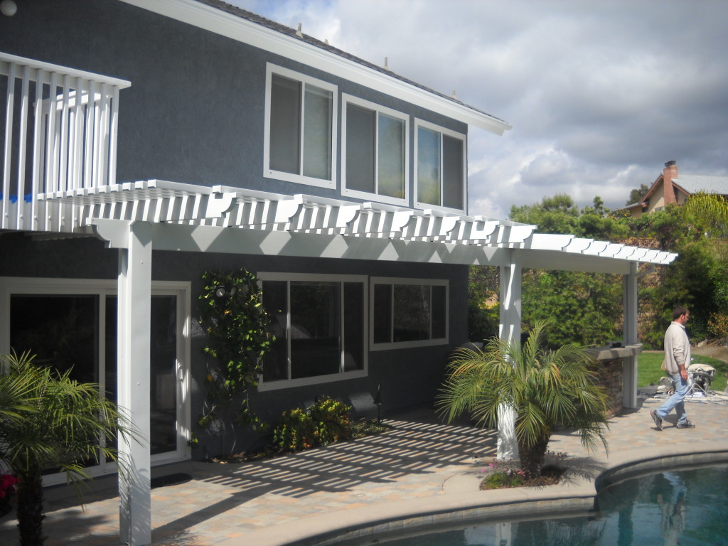 Aluminum Patio Cover with Large span posts Laguna Hills The Patio Man