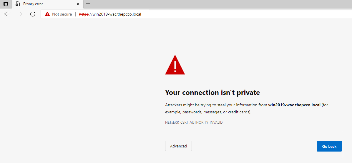 Creating and Distributing a SelfSigned Windows Admin Center certificate thepc.co