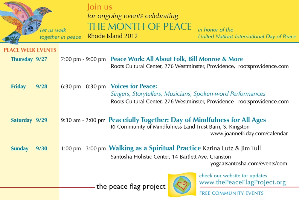 Weekend Events Listing 9/289/30