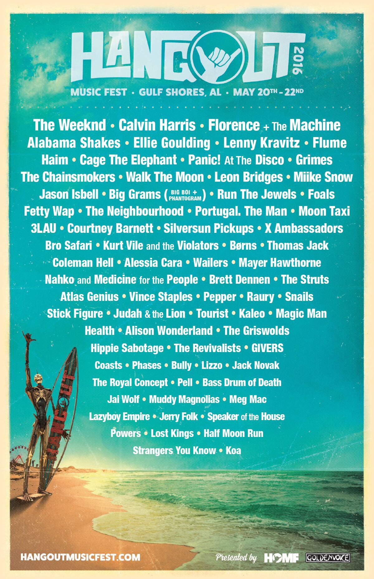 Hangout Fest Announces 2016 Lineup THE PEACH REVIEW®