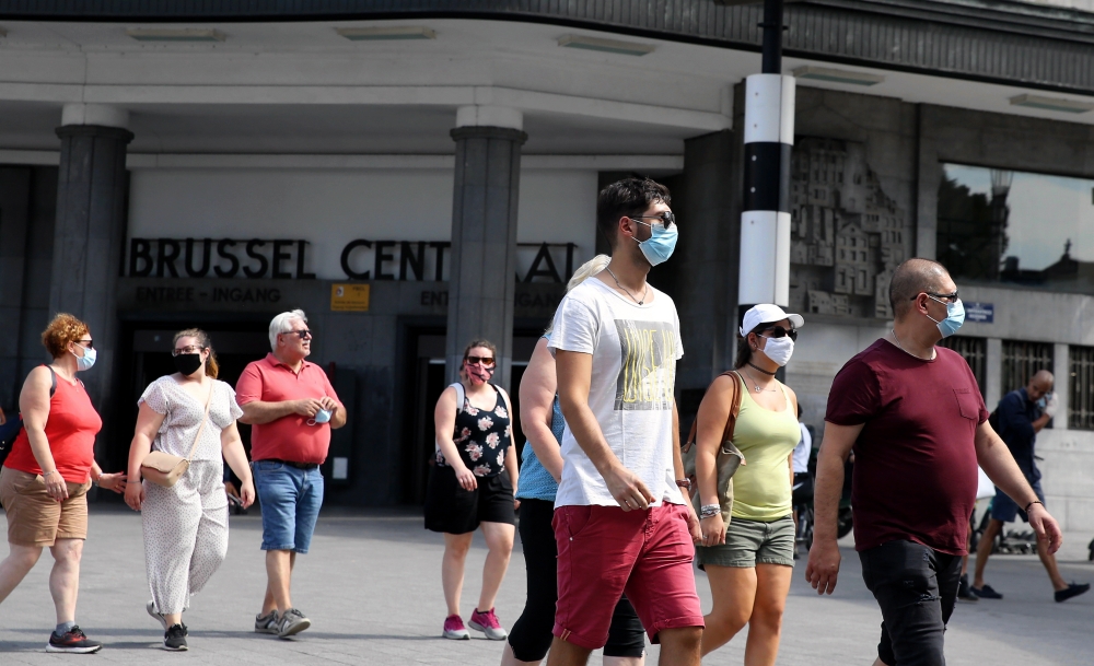 Brussels makes face masks compulsory in all public spaces as COVID19