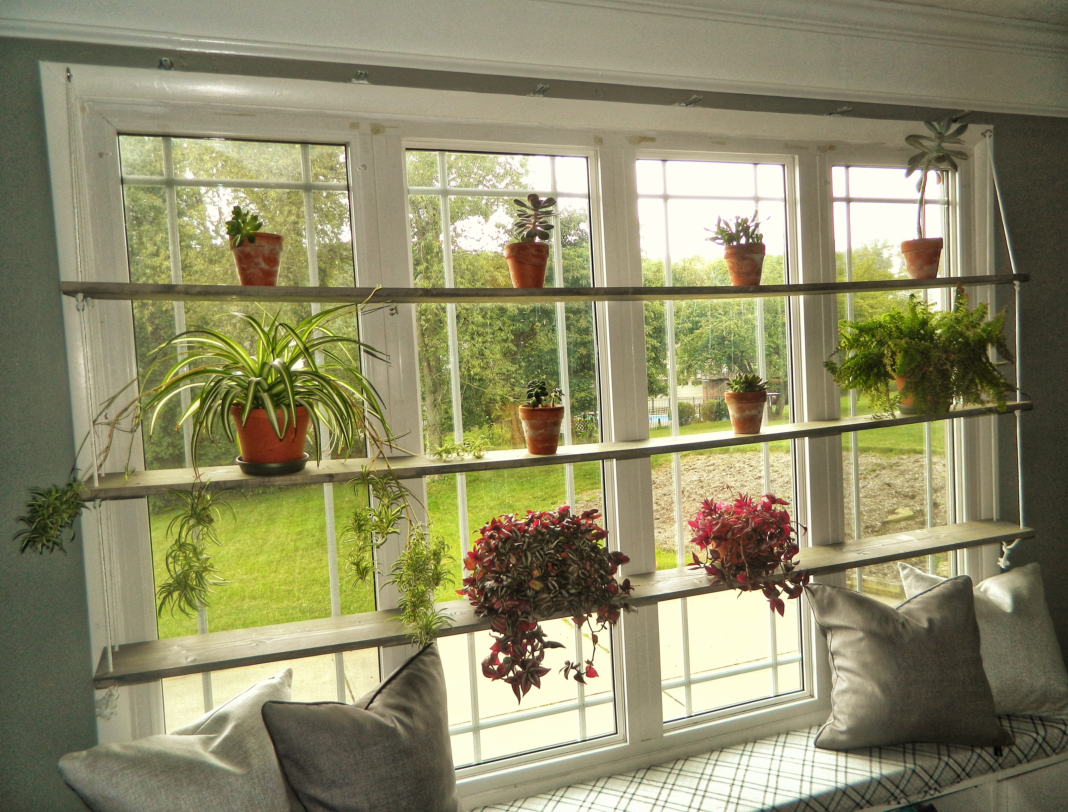 Wood and Rope Window Shelves THE PERFECTLY IMPERFECT LIFE