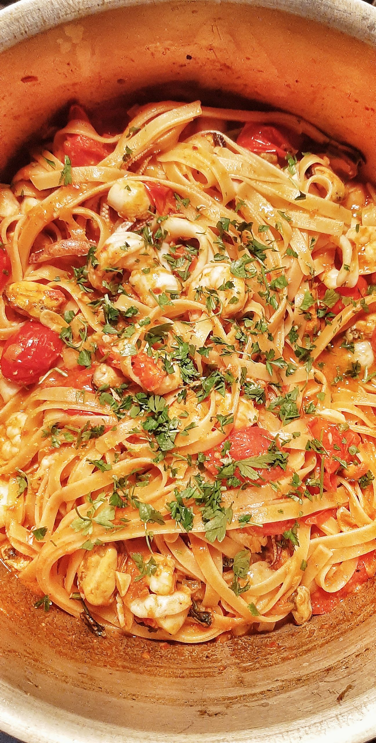 Aldi’s Fettuccine Frutti di Mare (Seafood Pasta) THE PERFECTLY