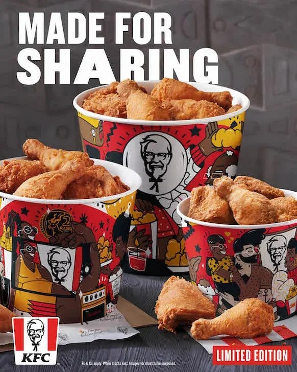 KFC Bucket Menu and prices in South Africa (November 2023)
