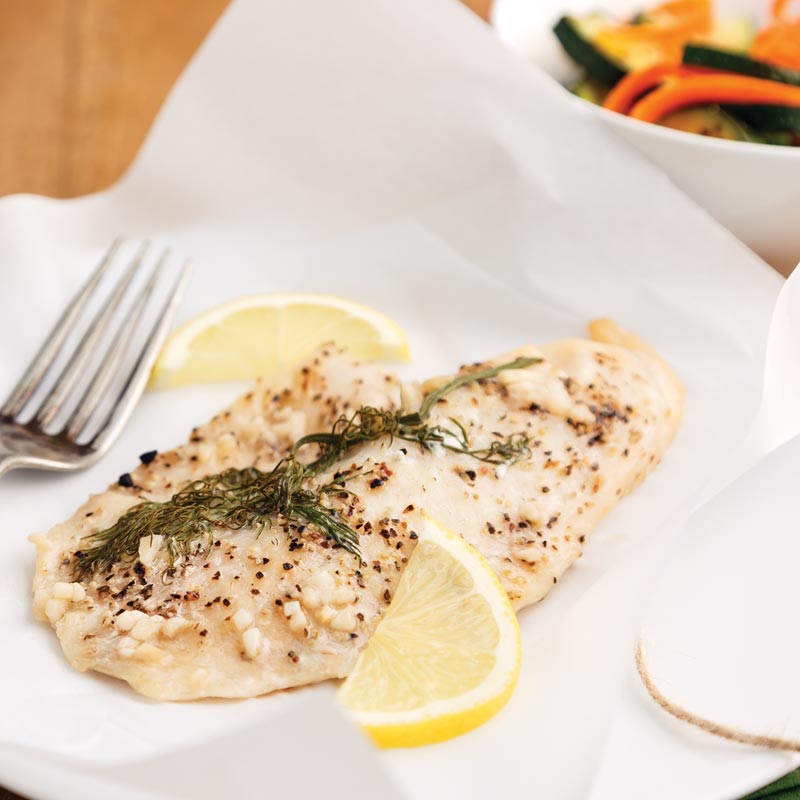Baked Fish Packets with Dill The Perfect Portion