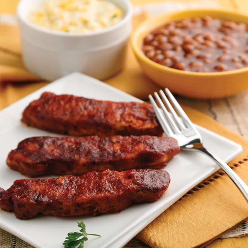 Boneless BBQ Ribs The Perfect Portion