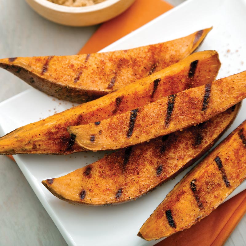 Grilled Sweet Potato Wedges The Perfect Portion