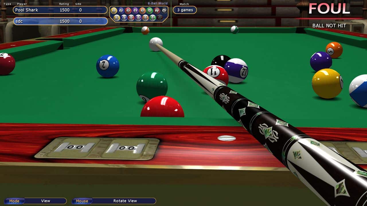 Jeux vidéo de billard test de Virtual Pool 4 The Perfect Stroke