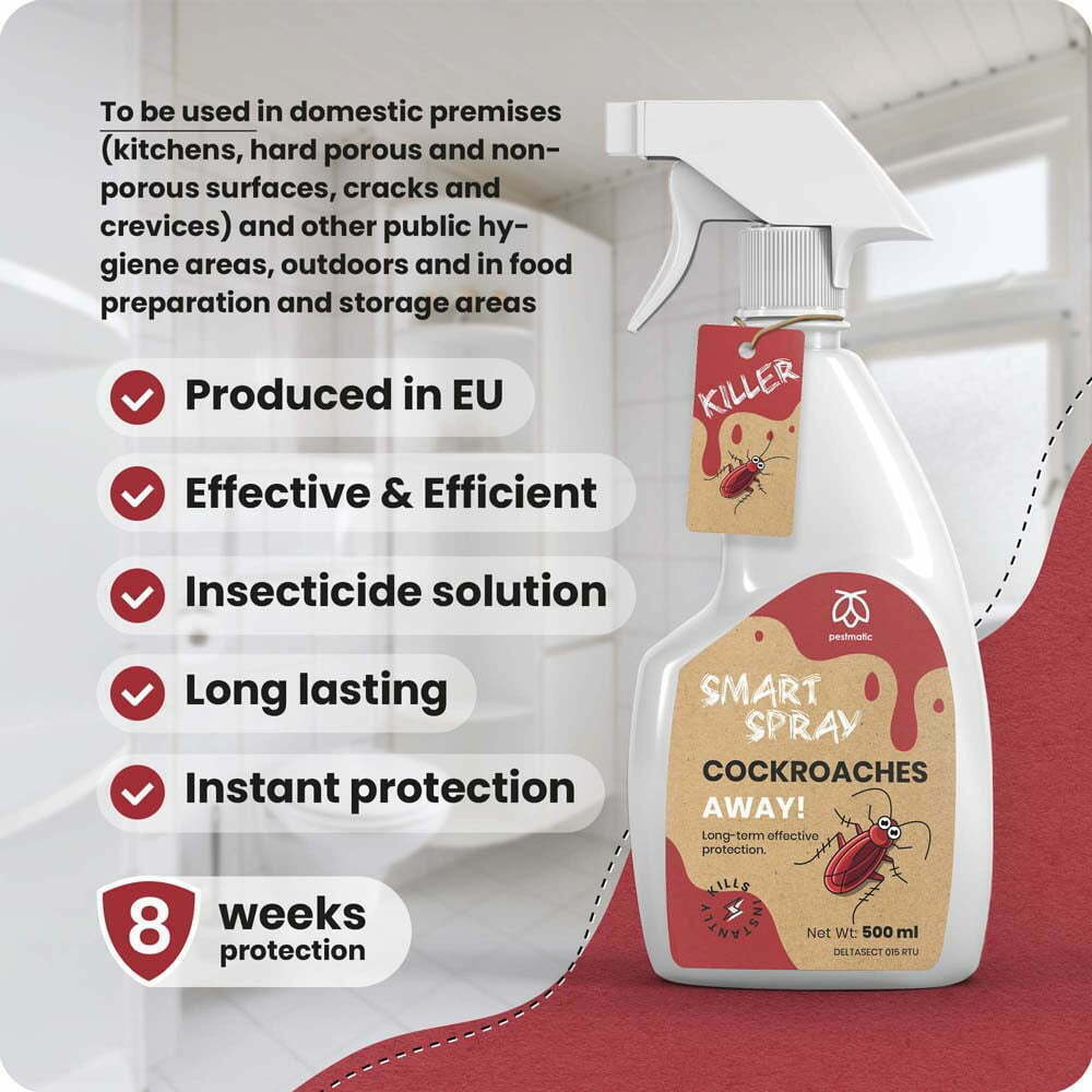 Smart Spray Cockroaches Away!
