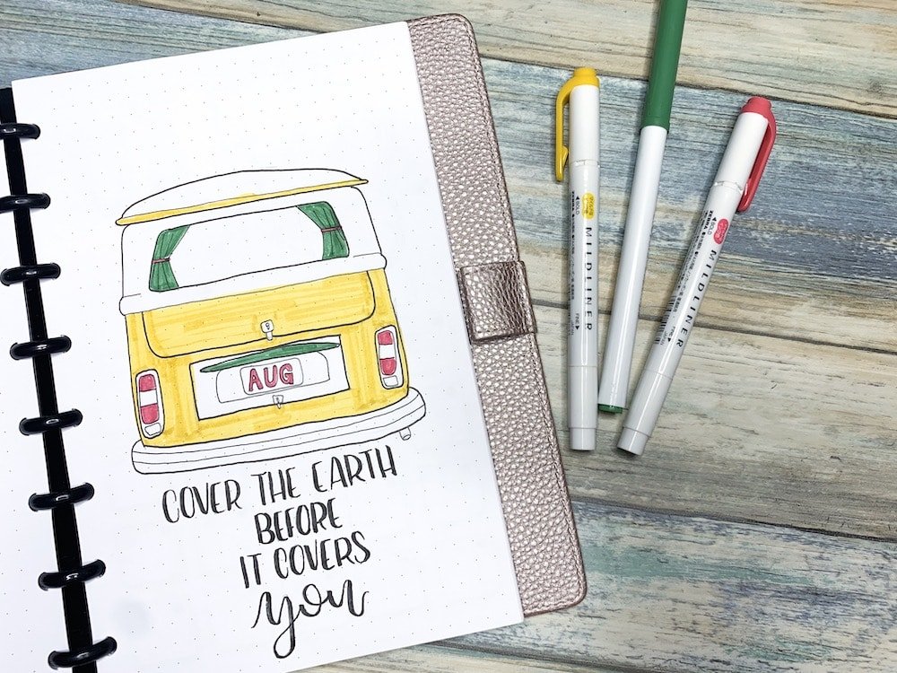 12 Months of Free Cover Page Printables for Your Bullet Journal ⋆ The
