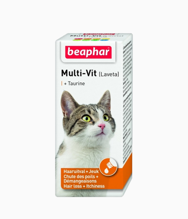 Beaphar MULTIVITAMIN LIQUID WITH TAURINE FOR CAT 50 ML