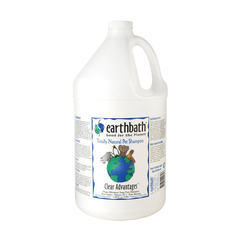 Earthbath Clear advantages hypo allergenic soap free shampoo 1 GAL