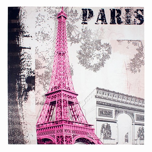 Pink Paris Canvas PHAG