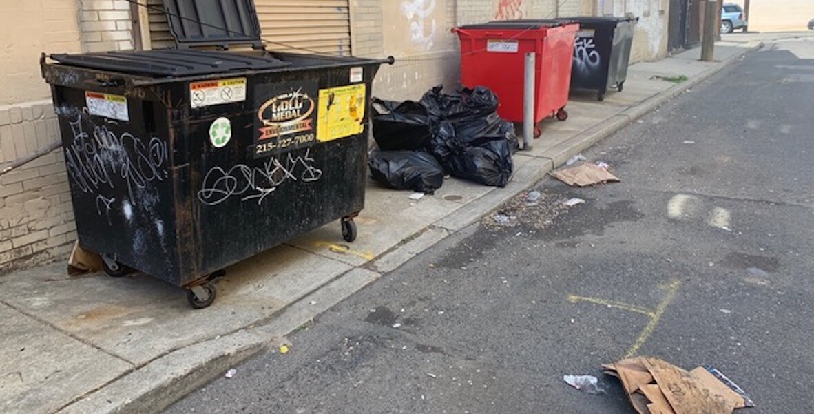 One South Philly block's quest to get rid of illegal dumpsters