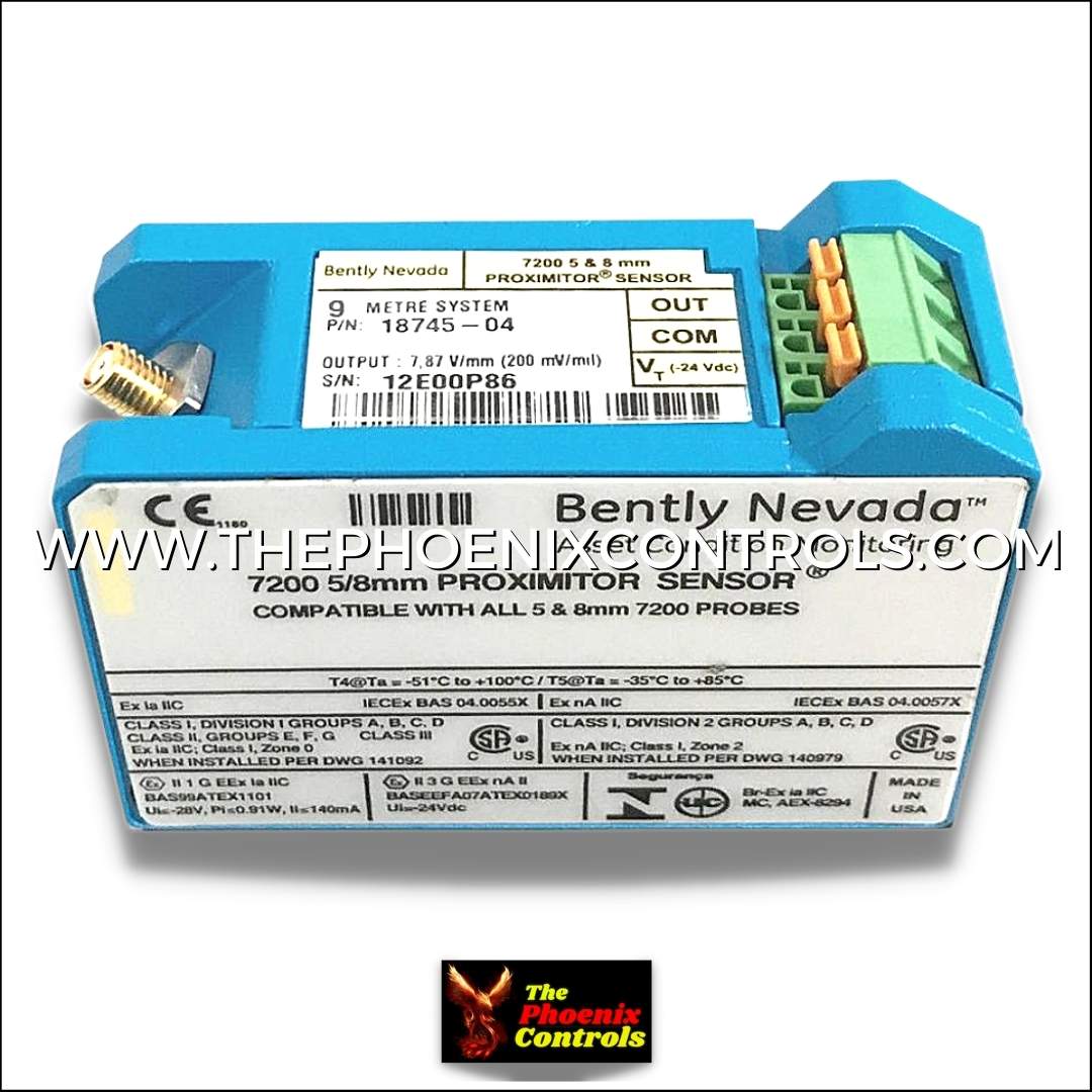 Buy Now 1874504 Unused Bently Nevada Proximitor Sensor