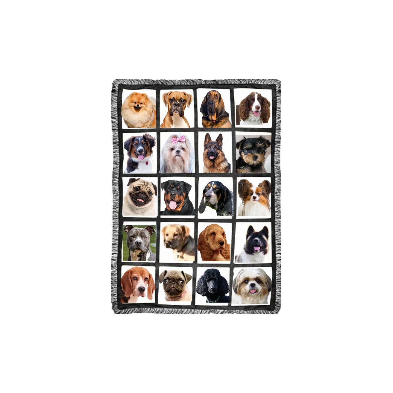 Custom 20 Panel 40x60 Cozy Throw Blanket – The Pillow Chick