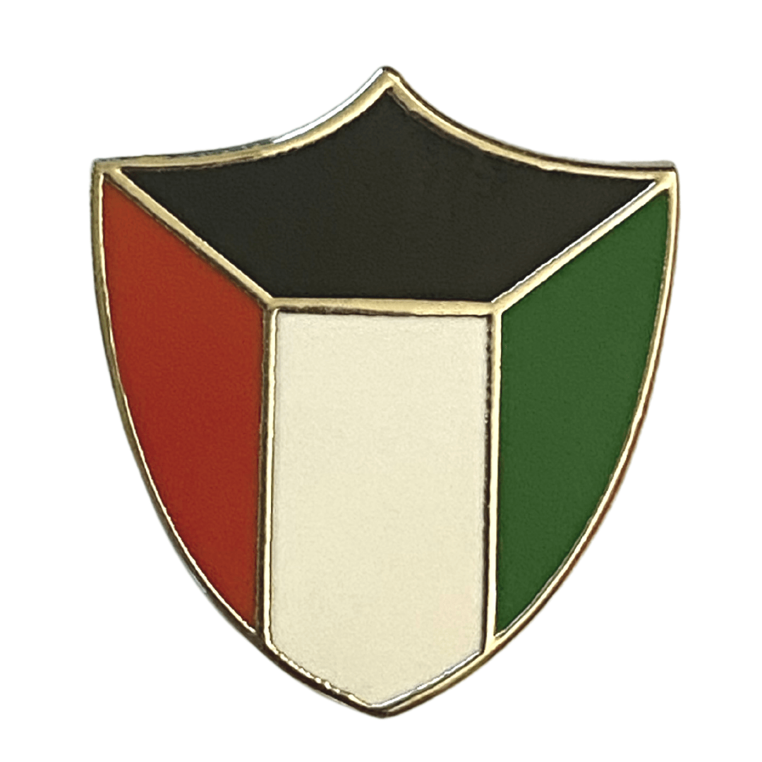 Kuwait Shield Pin دبوس درع الكويت The Pin Store