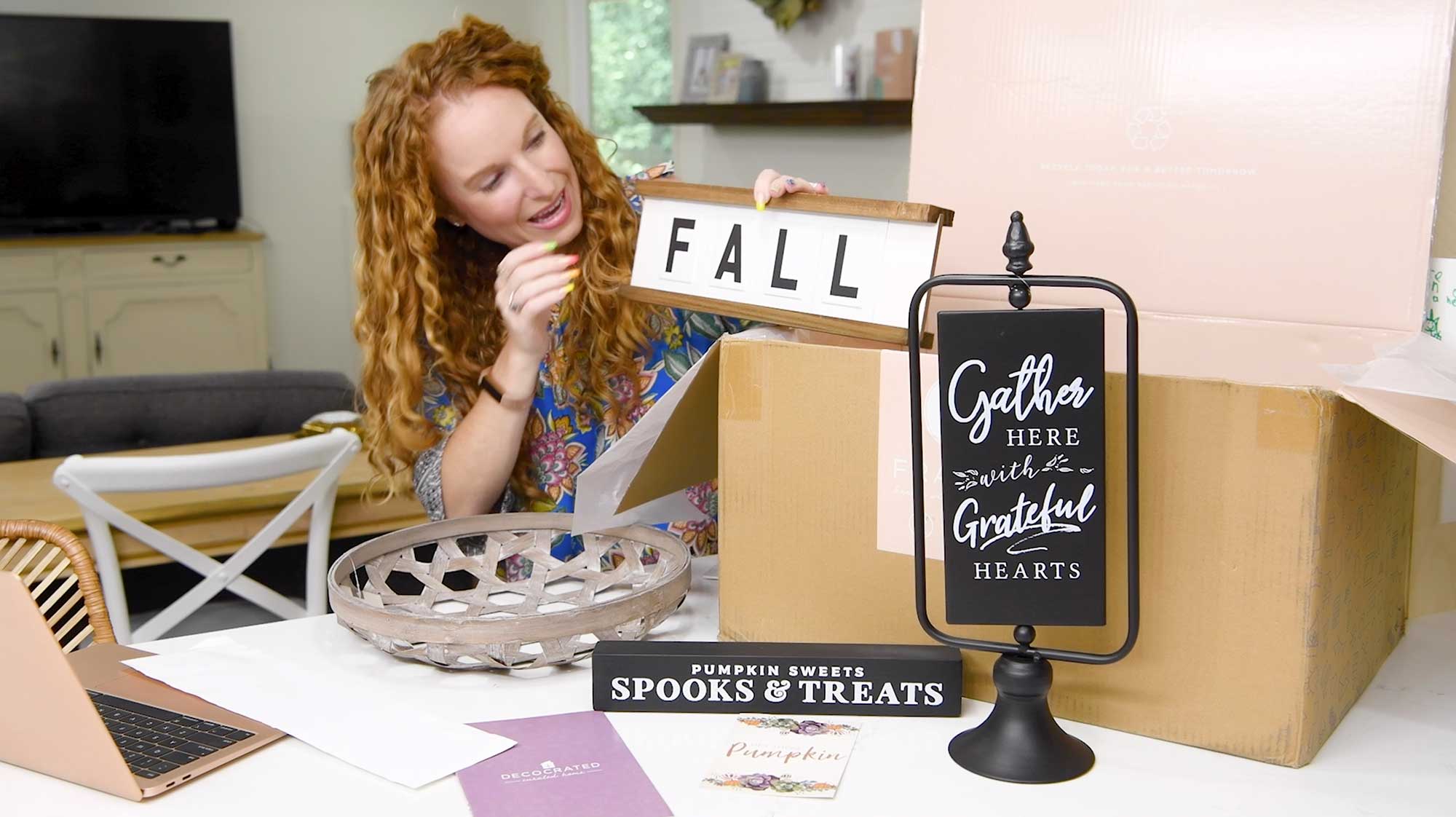 DecoCrated Fall 2020 Box The Pink Envelope