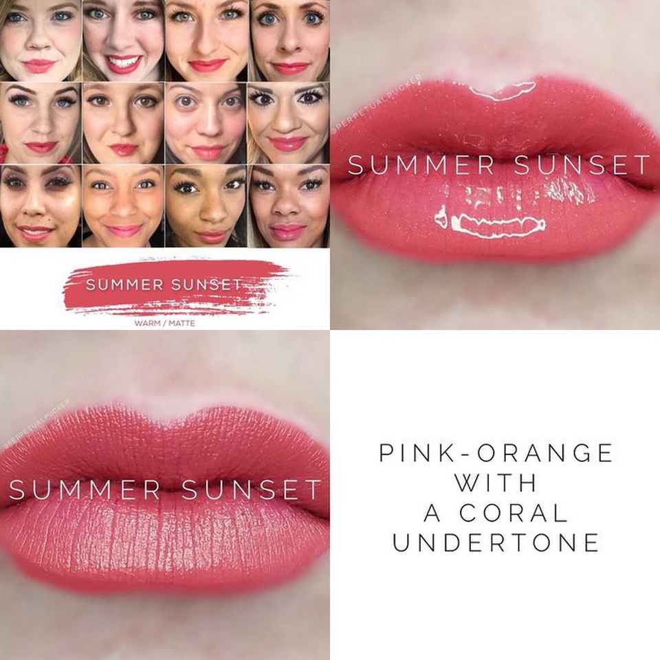 Summer Sunset LipSense The Pink Umbrella Girl