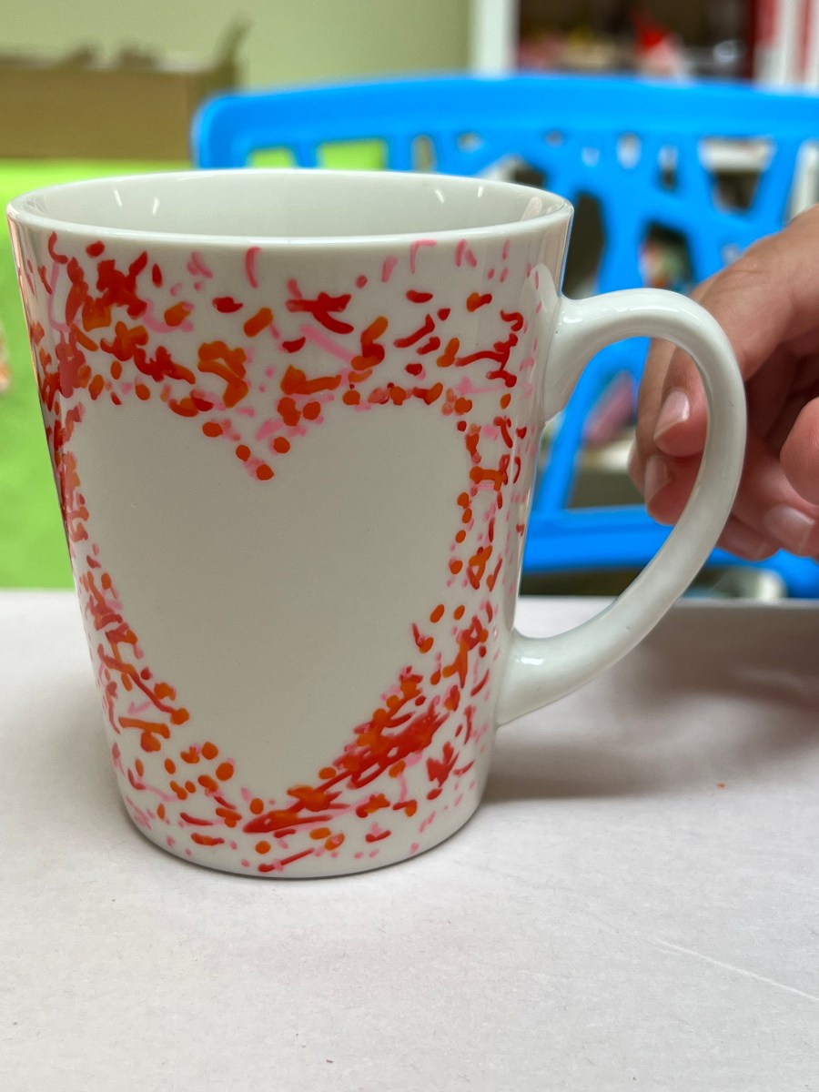 Paint your own mug The Pinnaroo Project