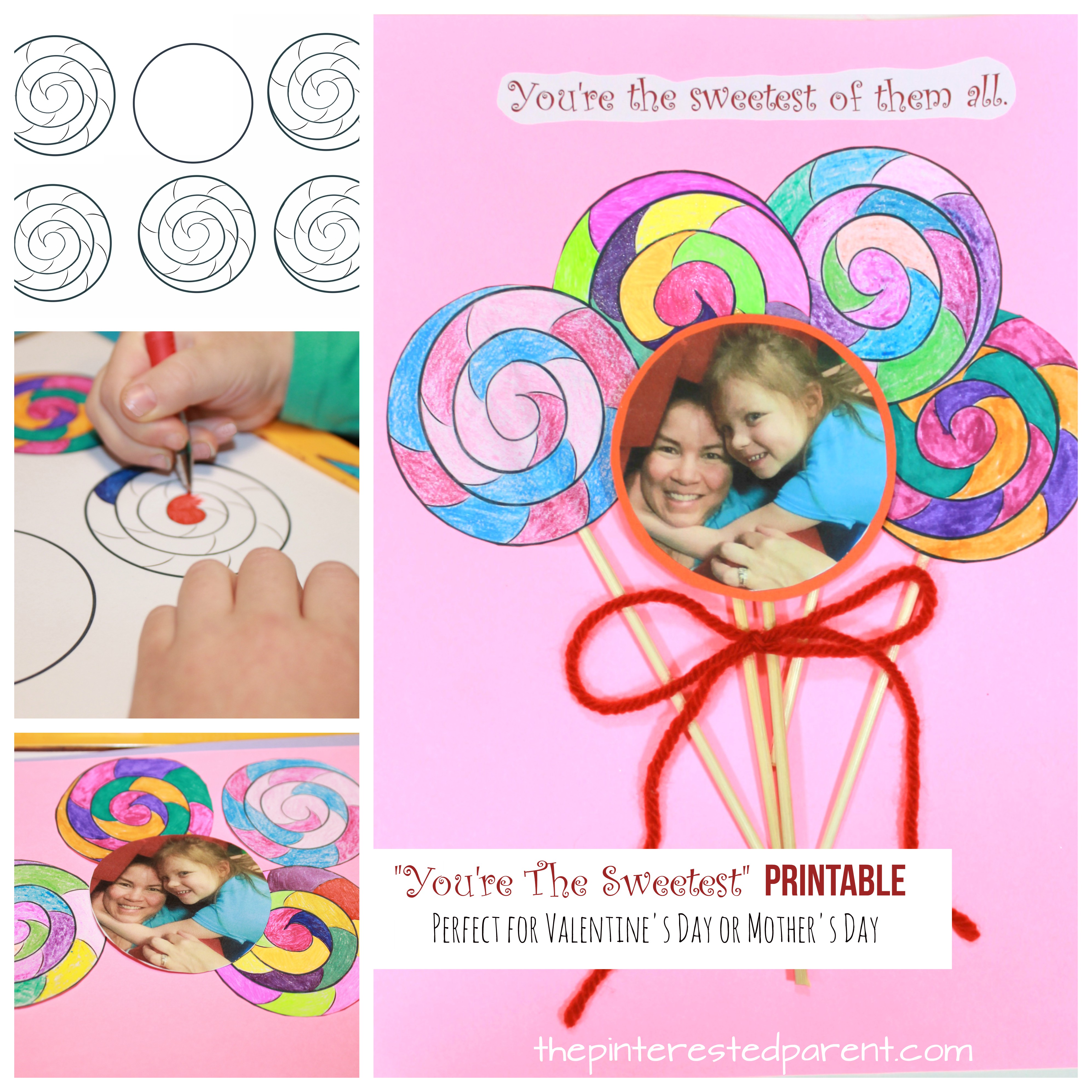 "You're The Sweetest" Printable Valentine's Day Card – The Pinterested ...