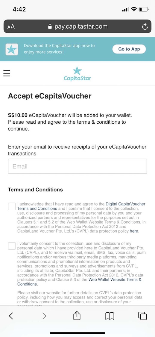 eCapitaVoucher Redemption User Guide The Pique Lab