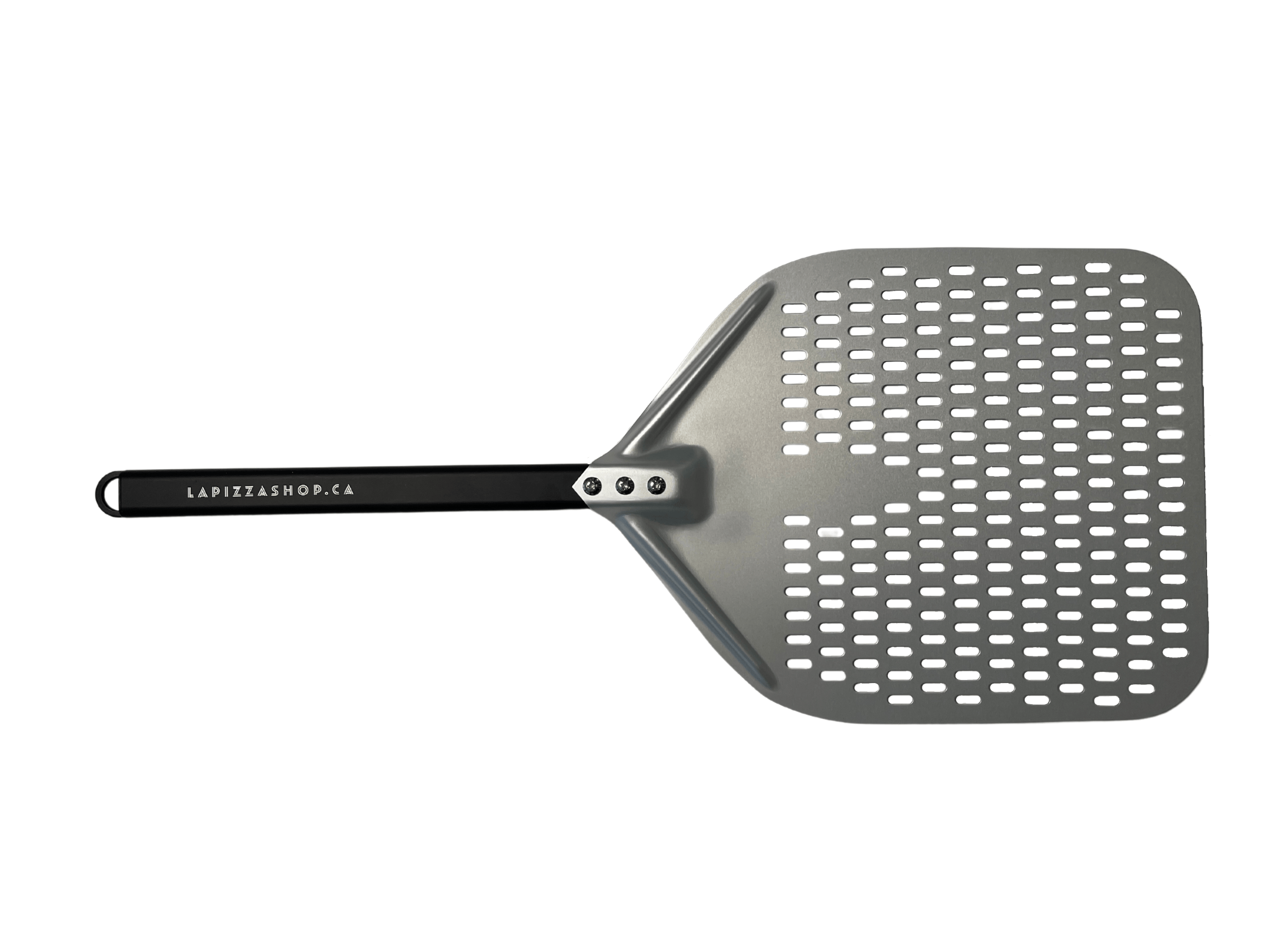 Perforated rectangular pizza peel (12, 14, 16”)