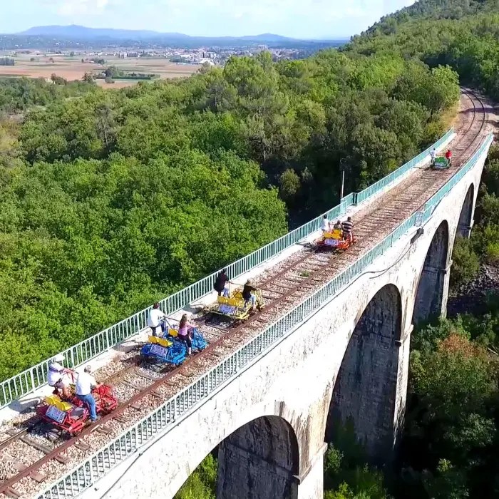 Vélorail de la SainteBaume The place to kids