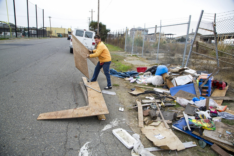 Oakland artist is building tiny homes to fight homelessness.