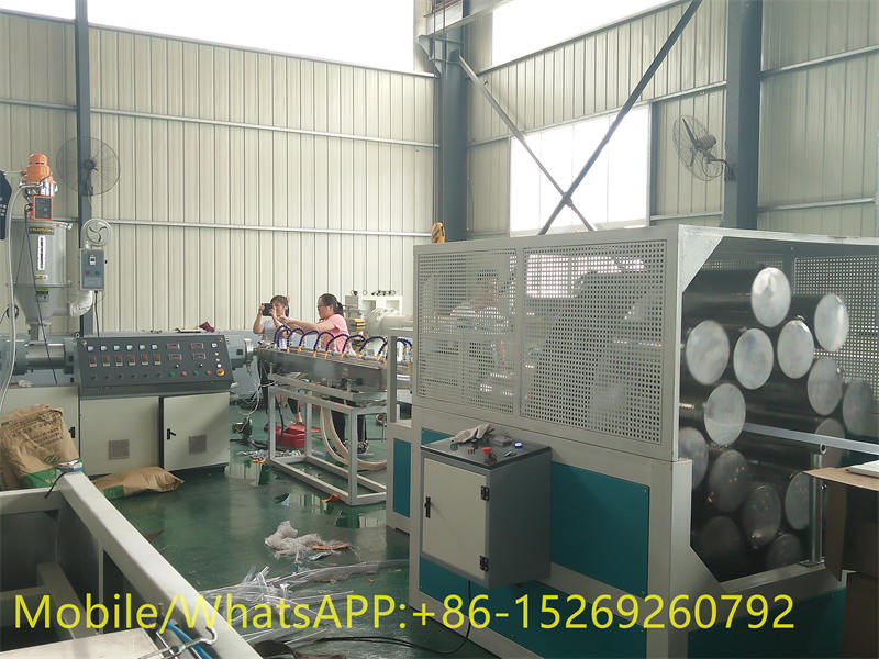 PVC garden hose making machine Qingdao Tongsanhegu plastic machinery manufacturing Co.,Ltd
