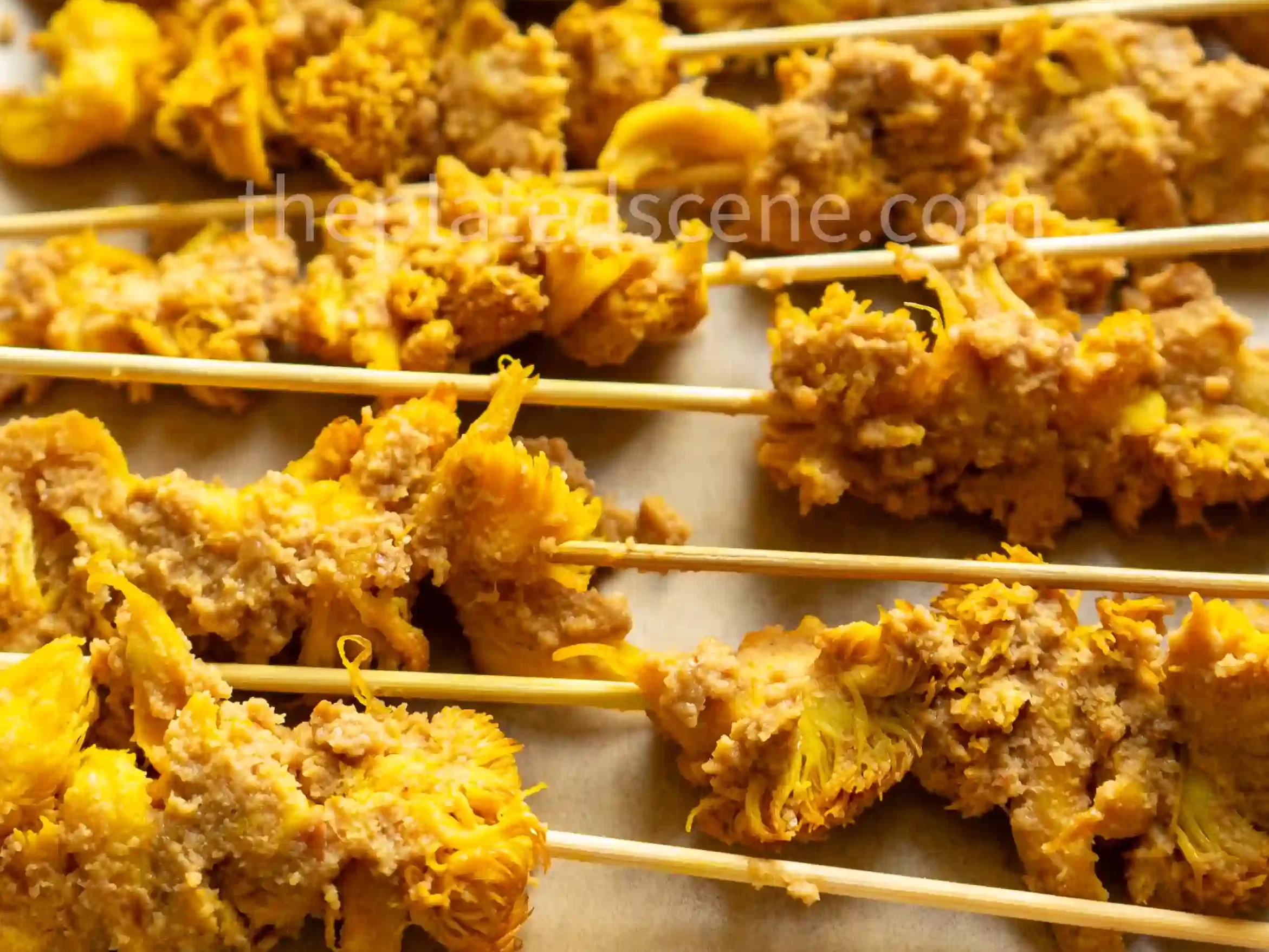 Vegan Mushroom Satay Recipe The Plated Scene