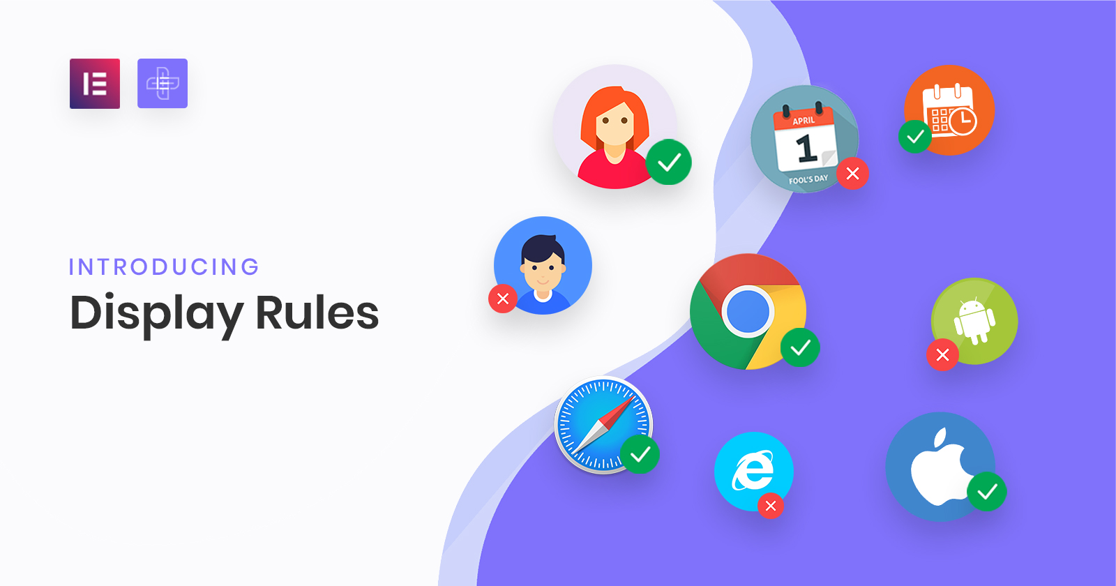 Display Rules The Plus Addons for Elementor