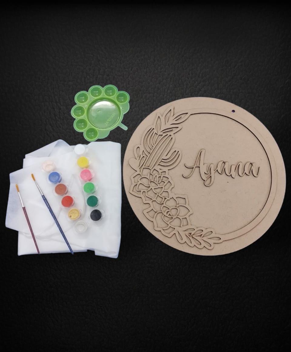 Kids Name Plate DIY Kit10 The Point Blank